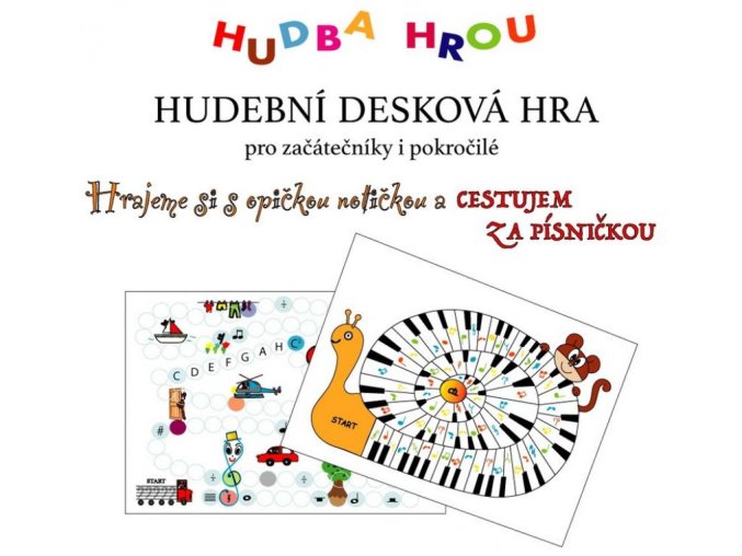 4548 hudba hrou s opickou notickou deskova hra