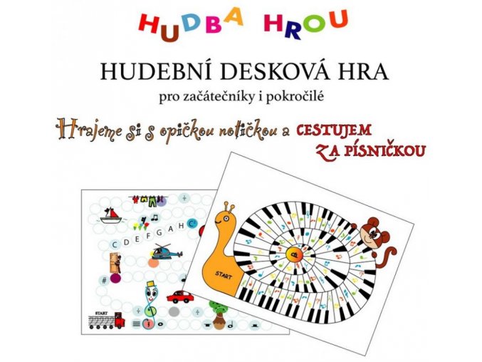 Hudba hrou s opičkou Notičkou - desková hra