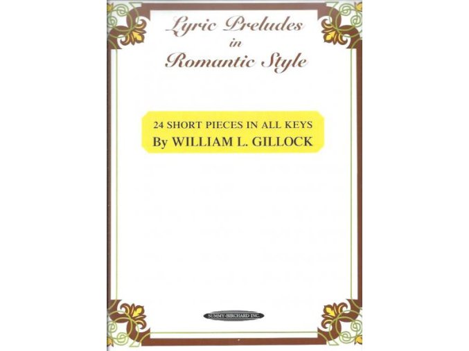 549 w gillock lyric preludes in romantic style