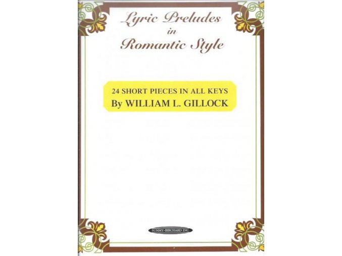 W. Gillock - Lyric Preludes in Romantic Style