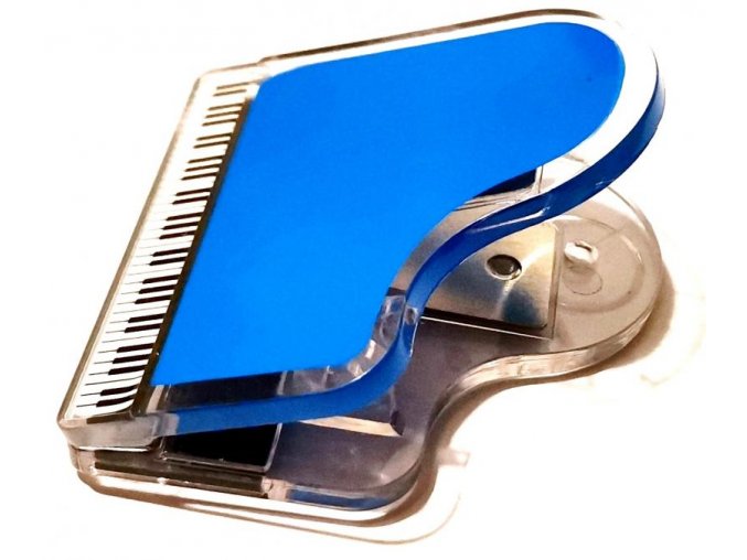 Klip na noty PIANO - modrý