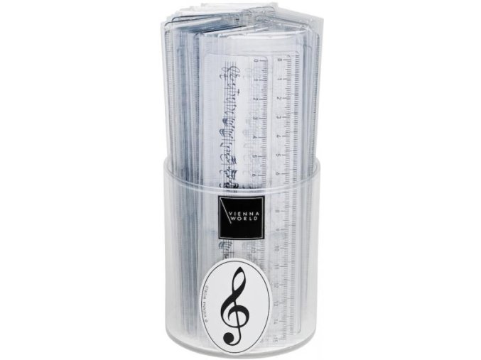 6042 pravitko partitura pruhledne 15 cm