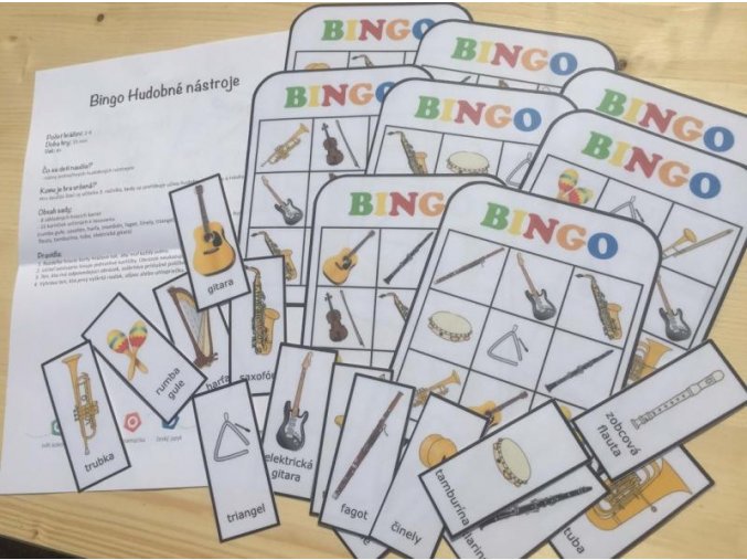 Bingo - hudební nástroje