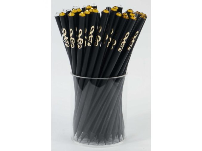 7098 tuzka se zlatou folii krystalem houslovy klic