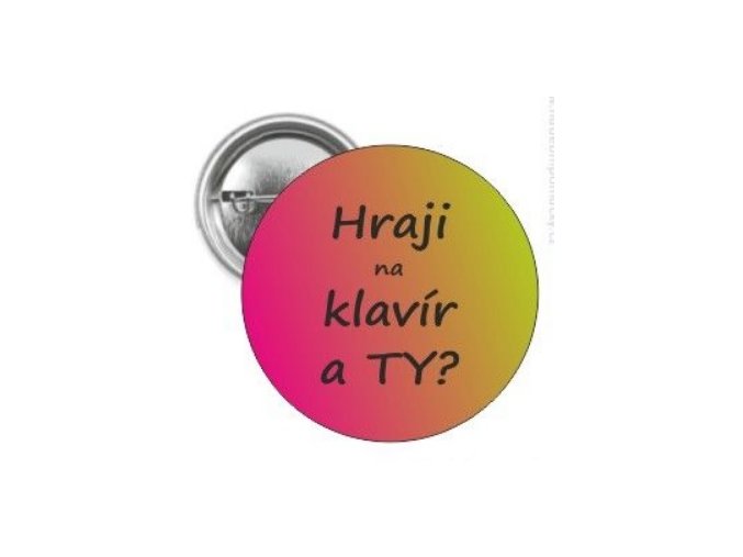 7146 hraji na klavir oranzovozluta