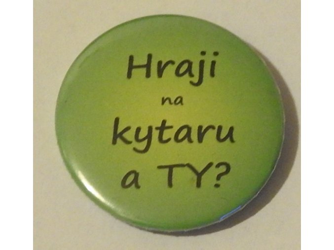 Hraji na kytaru - zelená