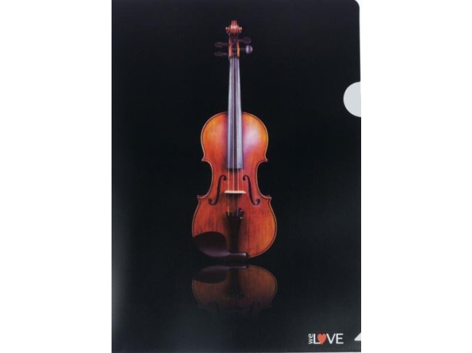 8589 slozka plastova a4 l s houslovym motivem