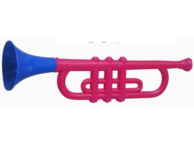 Klaunská plastová trumpeta