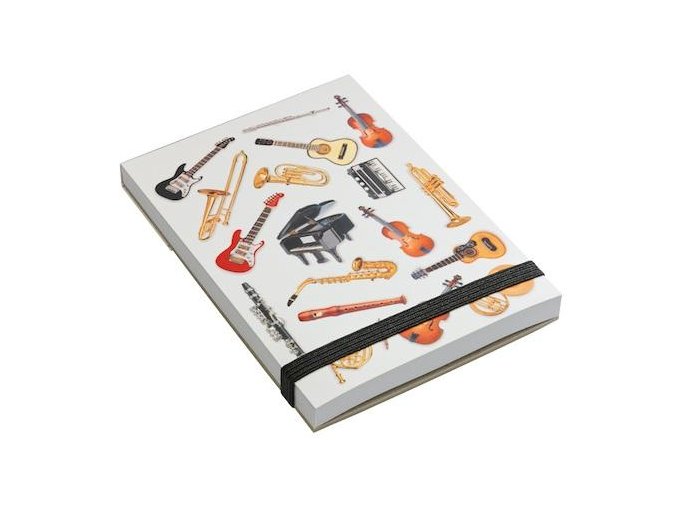 9594 blocek zapisnik hudebni nastroje nelinkovany