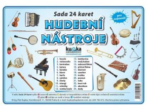 10104 subor 24 kariet hudobne nastroje a4 30x21 cm