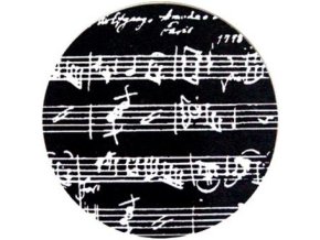 10164 podlozka pod hrnek partitura 2 cerna