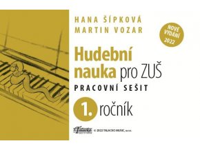 Martin Vozar – Hudební nauka 1 - pracovní sešit pro 1. ročník ZUŠ