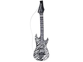 12156 nafukovaci rockerska kytara zebra 2