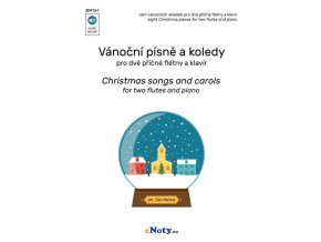 12435 vanocni pisne a koledy pro dve pricne fletny