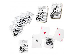 Hrací karty MUSICA