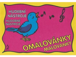 15156 omalovanka hudebni nastroje 20 ks