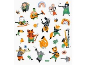 Samolepky ANIMALS PLAYING INSTRUMENTS