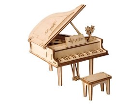 RoboTime dřevěné 3D puzzle Velké piano