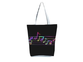 Taška DANCE MUSIC černá