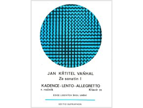Jan Křtitel Vaňhal Ze sonatin I