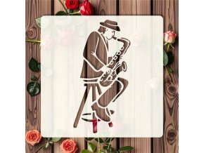 Šablona SAXOFONISTA 8