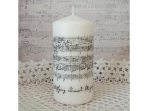 Svíčka MOZART 14x7