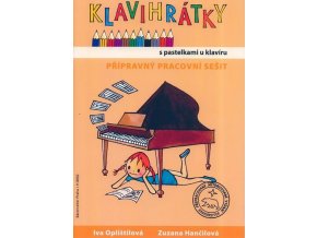 KLAVIHRÁTKY     s pastelkami u klavíru