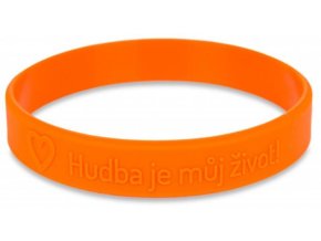 3069 naramek hudba je muj zivot oranzovy