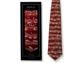 3282 kravata v darkove krabicce cervena