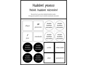 3324 pexeso italske hudebni nazvoslovi