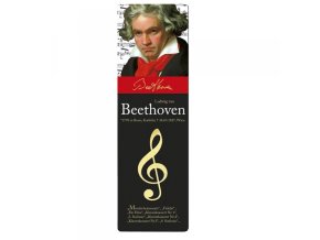 3393 zalozka papirova skladatele beethoven