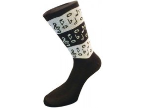 5670 ponozky s hudebnimi symboly