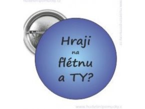 Hraji na flétnu - modrofialová