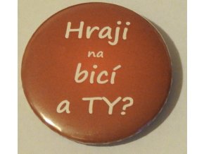 Hraji na bicí - červená