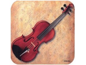 Podložka pod hrnek - housle/viola