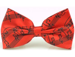 7617 motylek partitura cerveny noty cerne