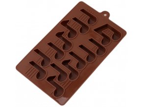 Silikonová forma na čokoládu - NOTY