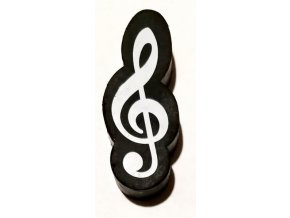 Guma ve tvaru houslového klíče černá