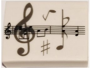 8259 guma s hudebnimi symboly bila