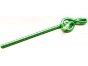 Tužka ve tvaru houslového klíče ZELENÁ