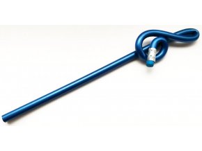 Tužka ve tvaru houslového klíče MODRÁ