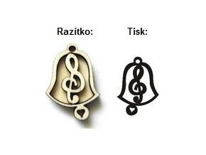 8598 razitko s motivem housloveho klice