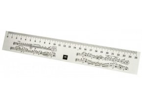 Pravítko PARTITURA dřevěné - 25 cm