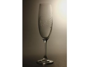 8832 sklenicky na sekt 2 ks lara 220ml sklenice s rytinou not