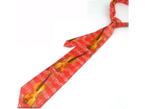 9000 kravata housle cervena