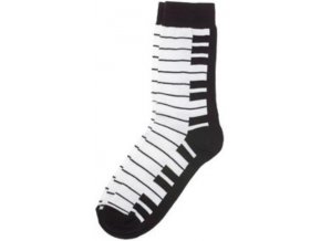 Ponožky KLAVIATURA černobílé - dětské