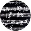 10164 podlozka pod hrnek partitura 2 cerna