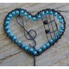 Zápich Klíč k tvému srdci - modrý