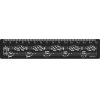 11229 pravitko partitura cerne 15 cm