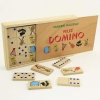 1374 domino hudebni nastroje oboustranne bukova krabice